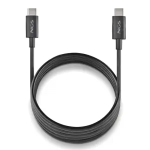 NGS Cable USB-C a USB-C 1M 60W Negro USB 2.0