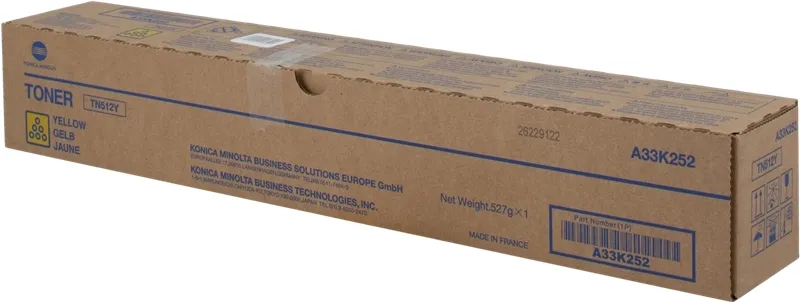Konica Minolta Tn512 Amarillo Cartucho De Toner Original - Tn512Y/A33K252