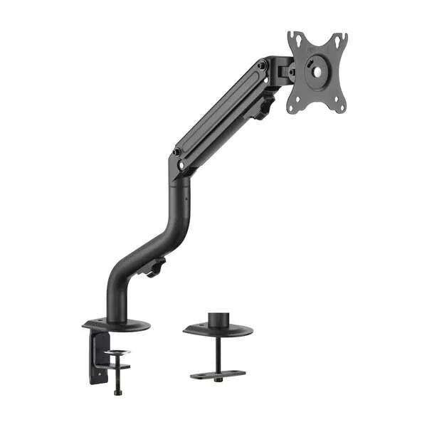 Aisens Soporte De Mesa Eco Contrapeso Giratorio E Inclinable Para Monitor/Tv 8Kg (3 Pivotes - 1 Brazo) De 17-32 - Color Negro
