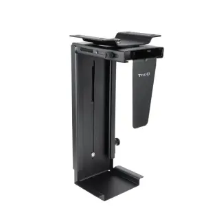 TOOQ Soporte de CPU Suspendido Ajustable Negro TQMUD01