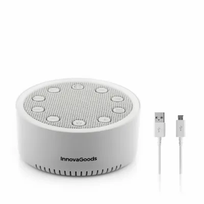 InnovaGoods Slewel Máquina de Ruido Blanco 60min Batería 400mAh Gris