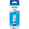 Epson Tinta Bote Cian Ecotank Nº 104 para ET-2710, 2711, 2726, 2815