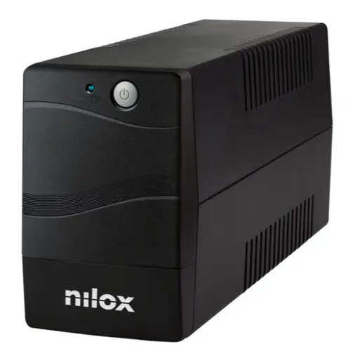 Nilox UPS 600 VA SAI Línea Interactiva 2 Tomas 420W