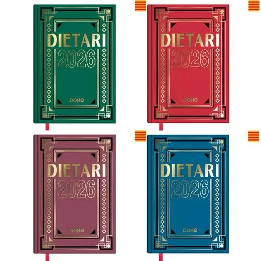 Dohe Dietario Cuarto 15X21Cm Dp Cartón Geltex C/Surtidos 2026 Catalán