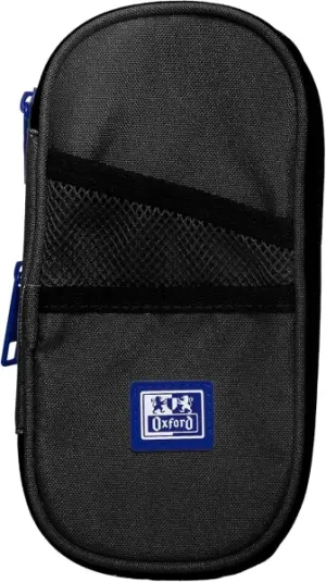 Oxford B-Max Estuche Portatodo Expandible Negro - 1 Compartimento y 2 Bolsillos Exteriores