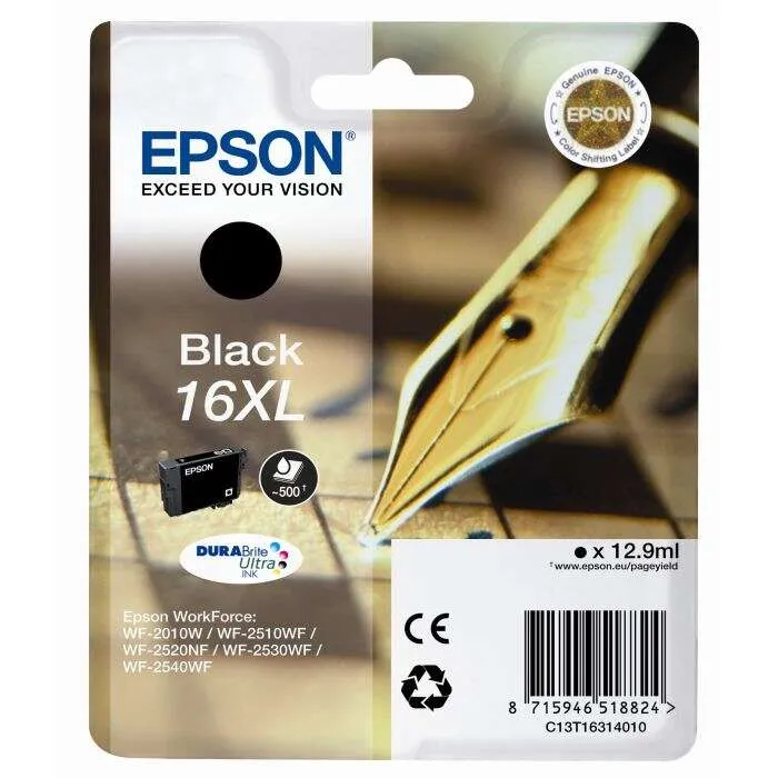 Epson T1631 Negro Cartucho De Tinta Original - C13T16314012