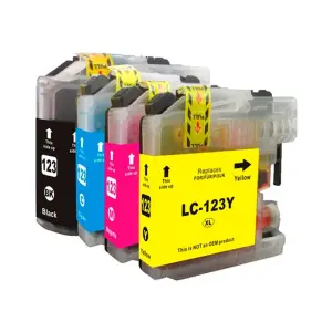 INKOEM Cartucho Compatible Brother LC123XL Amarillo