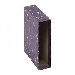 Dohe Funda Archivador de Palanca A4 Negro Jaspeado 286x324x82mm