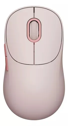 Xiaomi Wireless Mouse 3 Raton Inalambrico Con Adaptador De 2.4Ghz Y Bluetooth 1200Dpi - 5 Botones - Uso Diestro - Color Rosa