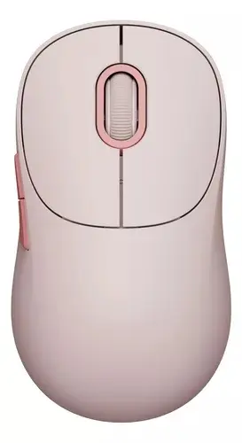 Xiaomi Wireless Mouse 3 Raton Inalambrico con Adaptador de 2.4GHz y Bluetooth 1200dpi - 5 Botones - Uso Diestro - Color Rosa