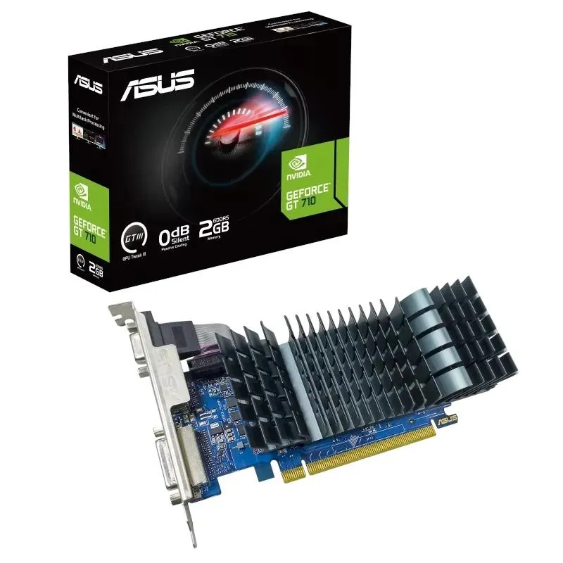 ASUS GeForce GT 710 SL EVO BRK Tarjeta Gráfica 2GB GDDR5