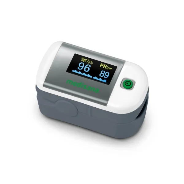 Medisana PM100 Pulsioxímetro Digital de Dedo con Pantalla OLED, SpO2 y Frecuencia Cardiaca
