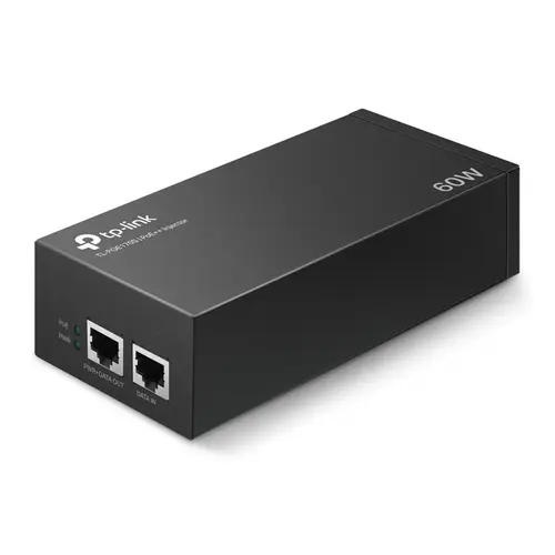 Poe Injector Tp-Link Poe170S 2P Gigbit 60W Pasa Datos Y Alimentacion Por El Mismo Cable Hasta 100 Metros Plug And Play
