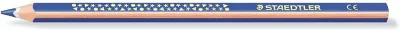 Staedtler Jumbo Noris 128 Lápiz Triangular Color Azul - Mina 4mm - Diseño Ergonómico