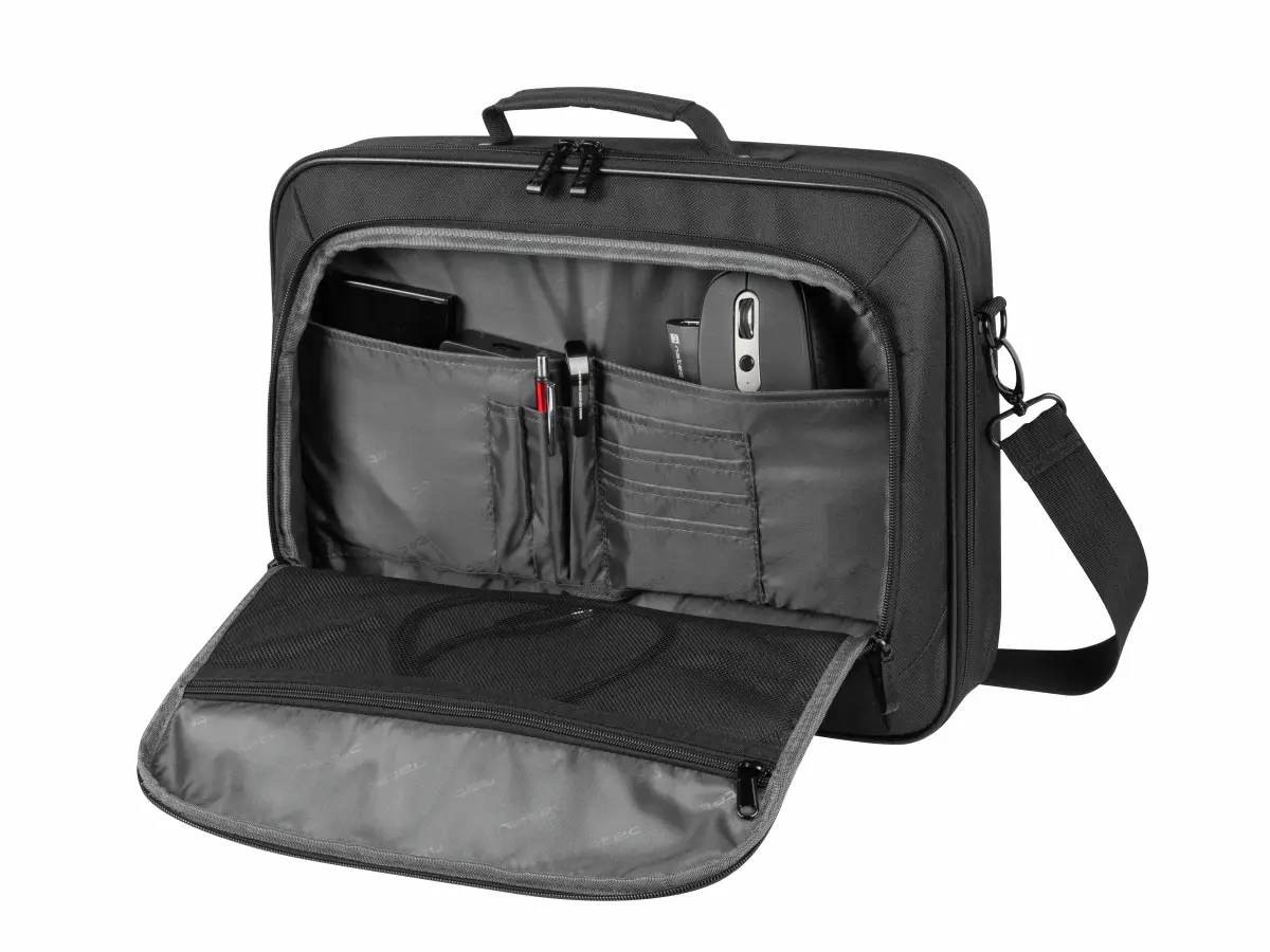 NATEC Boxer Lite Maletín Negro 39,6 cm (15.6") para Informática
