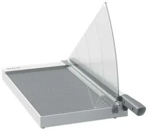 Leitz Precision Home Office A3 Guillotina de Papel Formato A3 - Corta hasta 10 Hojas - Iluminacion del Filo de Corte - Cuchilla de Acero Inoxidable de Alta Calidad