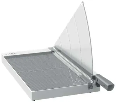 Leitz Guillotina A3 Precision para Oficina - Corta Hasta 10 Hojas, Cuchilla de Acero Inoxidable