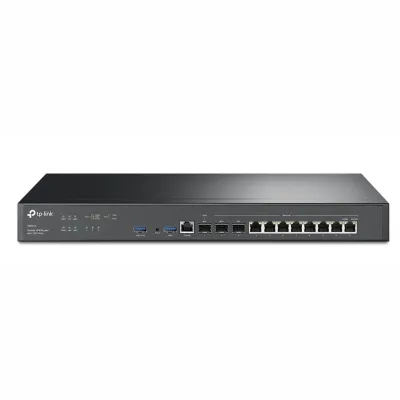 TP-Link Omada ER8411 Router Gigabit Ethernet Negro