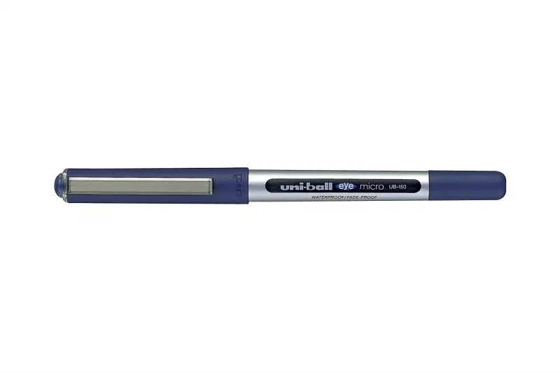 Uni-ball Eye Micro UB-150 Bolígrafo Tinta Líquida 0.5mm Azul Resistente al Agua y Luz