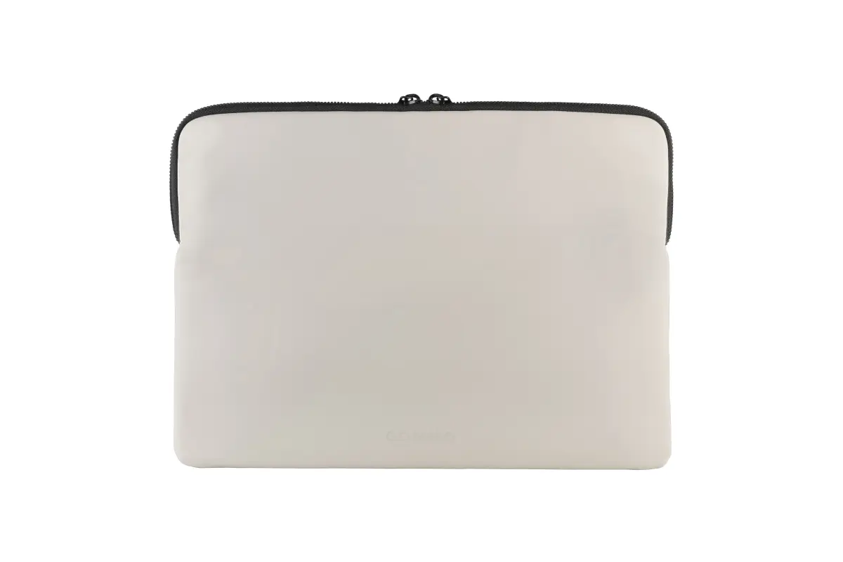 Tucano Gommo Sleeve Funda Portátil 15,6" Impermeable Color Gris con Bolsillo Accesorios