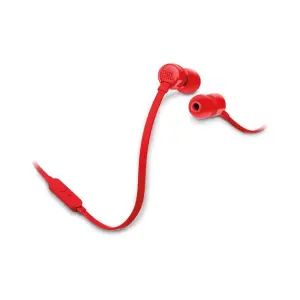 Auricular JBL T160 Red con Micrófono Integrado - Sonido Pure Bass