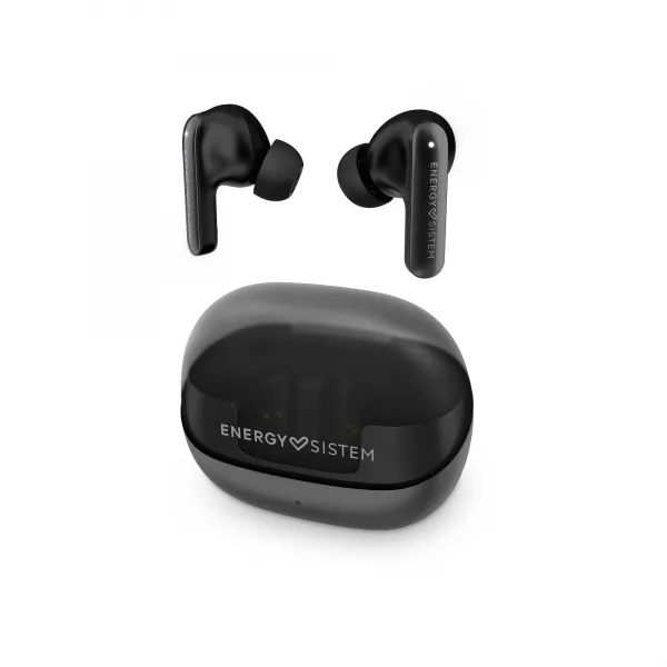 Energy Sistem Auriculares Anc -30Db - Quad Mic - Bluetooth 5.4 - 25H Autonomia - Ipx4 - Plastico Reciclado - Color Negro