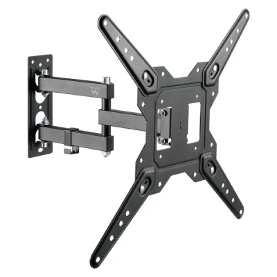 Ewent Soporte de Pared para TV de 23" a 55" - Movimiento Completo - VESA 400x400 - Negro
