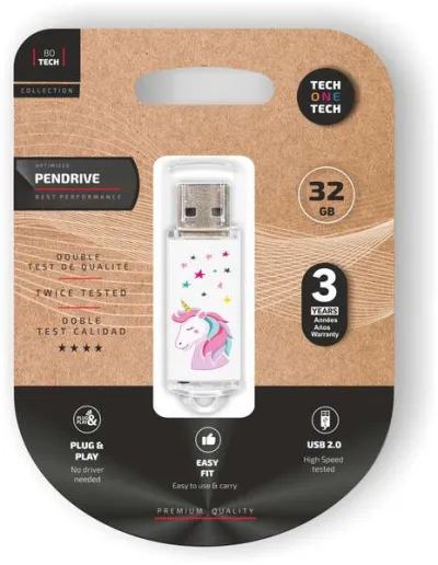 TechOneTech Unicornio Dream 32GB USB 2.0 Pendrive
