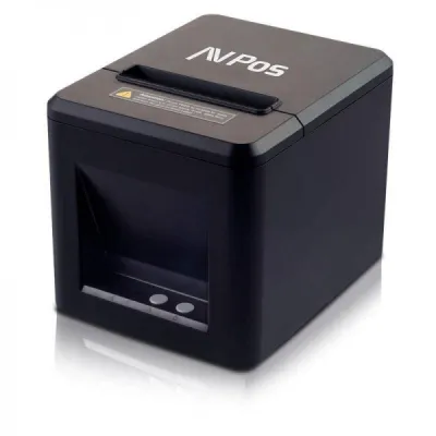 AVPos Impresora Térmica de Tickets AVP-TC40NET - 260mm/s, Autocorte Parcial, USB y LAN, Negro