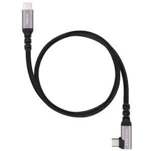 Nanocable Cable USB-C 3.2 Gen2 Acodado 100W 2 M