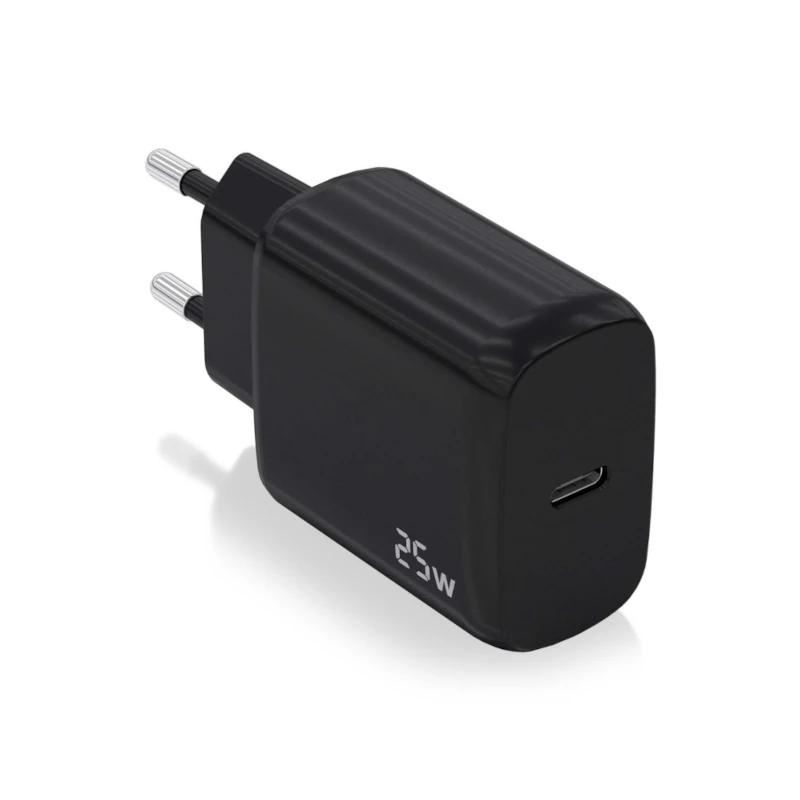Aisens Cargador 25W Usb-C Pd3.0 1Xusb-C Negro