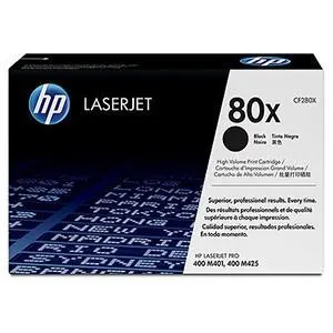 HP Toner Negro LaserJet Pro M401/425DN - Nº 80X