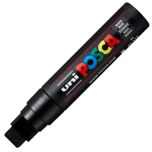 Posca Marcador PC-17K No Permanente Punta Biselada 15mm Negro