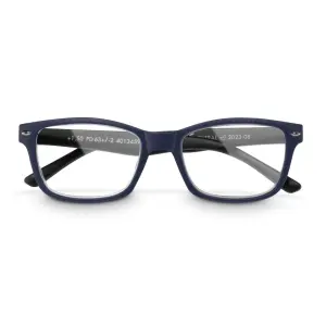 Hama Gafas de Lectura +2.0 Dioptrías Montura de Plástico Reciclado Unisex Azul y Negro