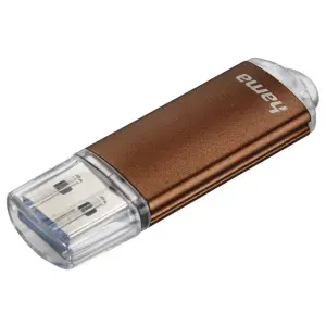 Hama Laeta Pendrive USB 3.2 32GB 70Mb/s Cuerpo Metálico Color Marrón