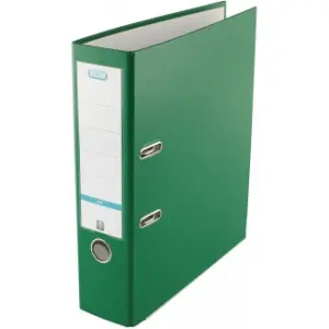 Elba Archivador Rado Tamaño Folio 80mm Verde Con Palanca Forrado Plástico