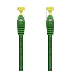 AISENS Cable De Red RJ45 LSZH Cat.7 600 MHz S/FTP PIMF AWG26 Verde 25 cm