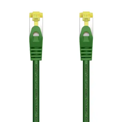 AISENS Cable De Red RJ45 LSZH Cat.7 600 MHz S/FTP PIMF AWG26 Verde 25 cm