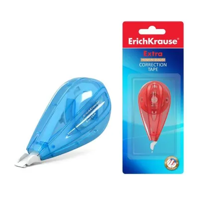 ErichKrause Cinta Correctora 5mm x 6m - Secado Inmediato - Colores Surtidos