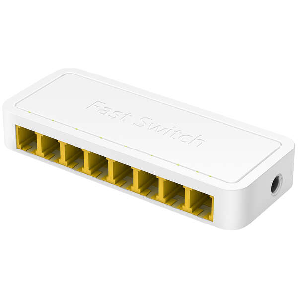 Cudy Fs108D Switch Fast Ethernet (10/100) Blanco - Conexión Rápida