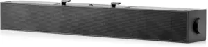 HP S101 Speaker Bar Barra de Sonido USB para Monitor - 2.5W RMS - USB Plug and Play - Frecuencia 140Hz‑20kHz - Line In y Puerto de Auriculares – Color Negro