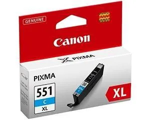 Canon Tinta Cian Mg 5450/6350/6400 - Ip 7250 - Cli 551Xlc