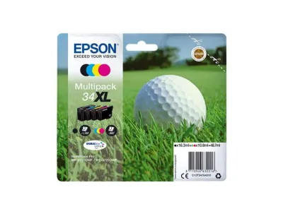 Epson T3476 Pack de 4 Cartuchos de Tinta Originales para Impresoras