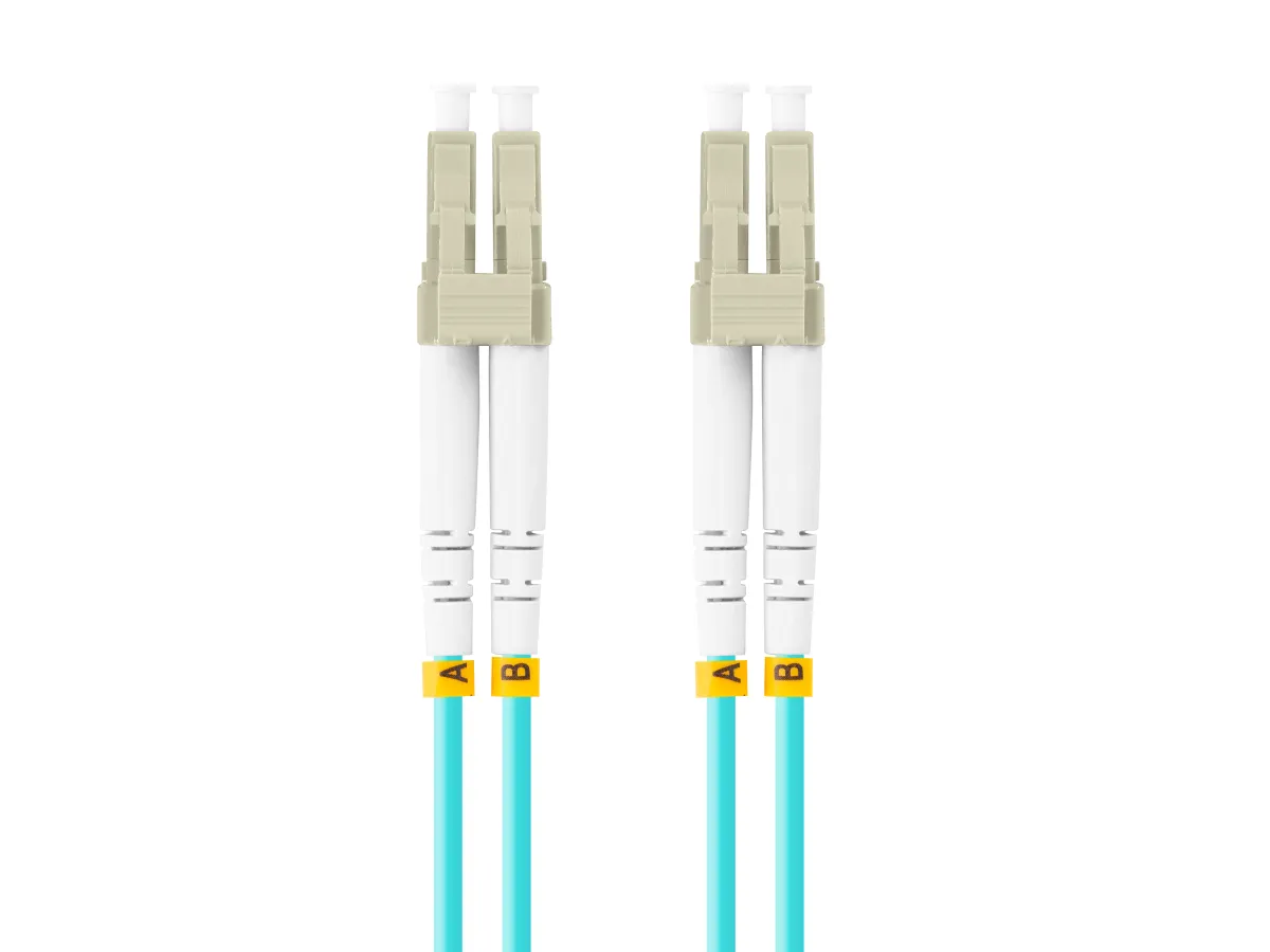 Lanberg FO-LULU-MD31-0020-TQ Cable de fibra óptica e InfiniBand 2 m LC Color aguamarina
