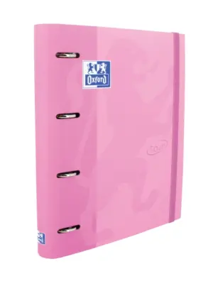 Oxford Touch A4+ Europeanbinder Tapa Extradura Resistente 45mm 4 Anillas 35mm Fucsia Pastel