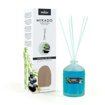Prady Ambientador Mikado Ritual de SPA 100ml con Varitas Difusoras de Cristal