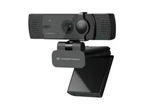 WEBCAM 4K CONCEPTRONIC AMDIS 8.3MP USB 2.26 MM GRAN ANGULAR 120º AUTOFOCUS MICROFONO DUAL ADAPTADOR USB-C