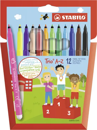 Stabilo Rotuladores Trio Az C/Surtidos Estuche 12 Ud
