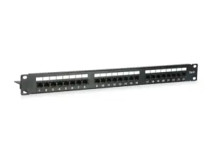 Equip Patch Panel 24 Puertos UTP Cat 6
