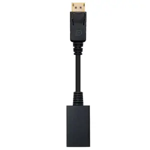 Nanocable Conversor DisplayPort a HDMI 15 cm Color Negro